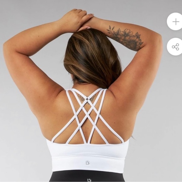 Buff bunny Revolution Sports Bra White Size XXXL - Picture 3 of 5